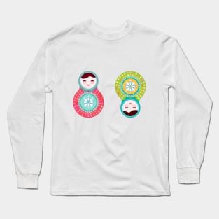 Russian dolls matryoshka Long Sleeve T-Shirt